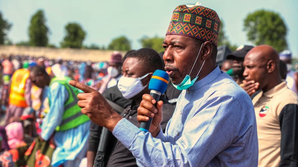 Governor Zulum Dissolves State Executive Council