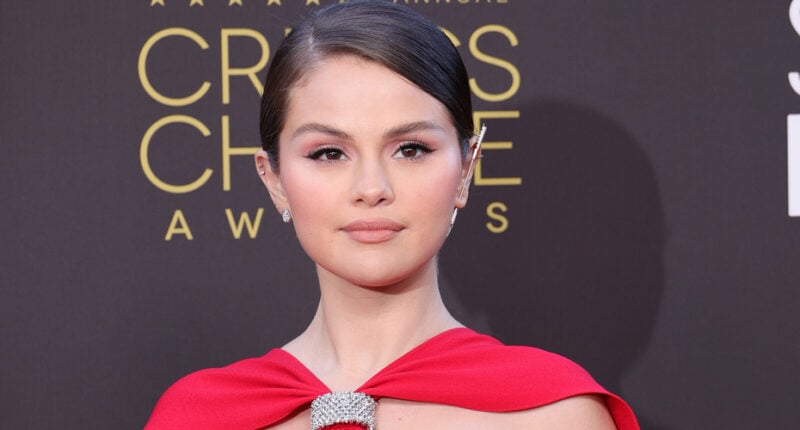 Selena Gomez Slay In Catchy Red Gown At Critics Choice Award