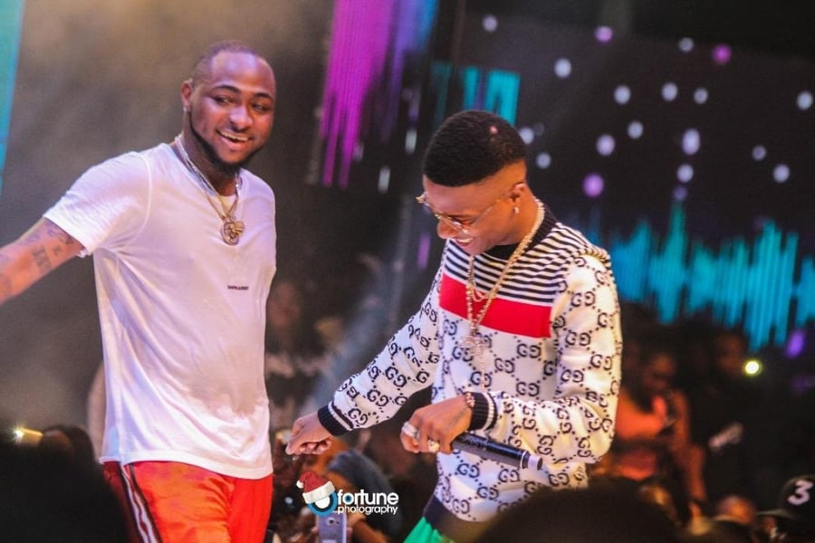 Wizkid Plays Davido's Song At His MSG Concert [Video]