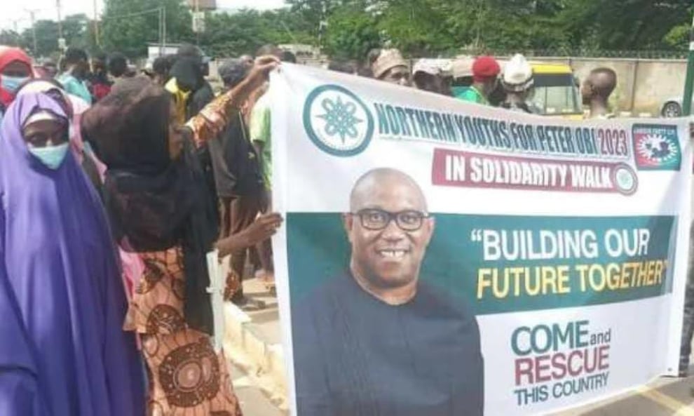 2023: Northern Youths Embark On Solidarity Walk For Peter Ob