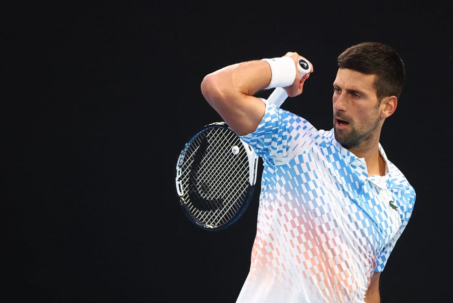 Djokovic Perseveres To Reach Australian Open Third Round