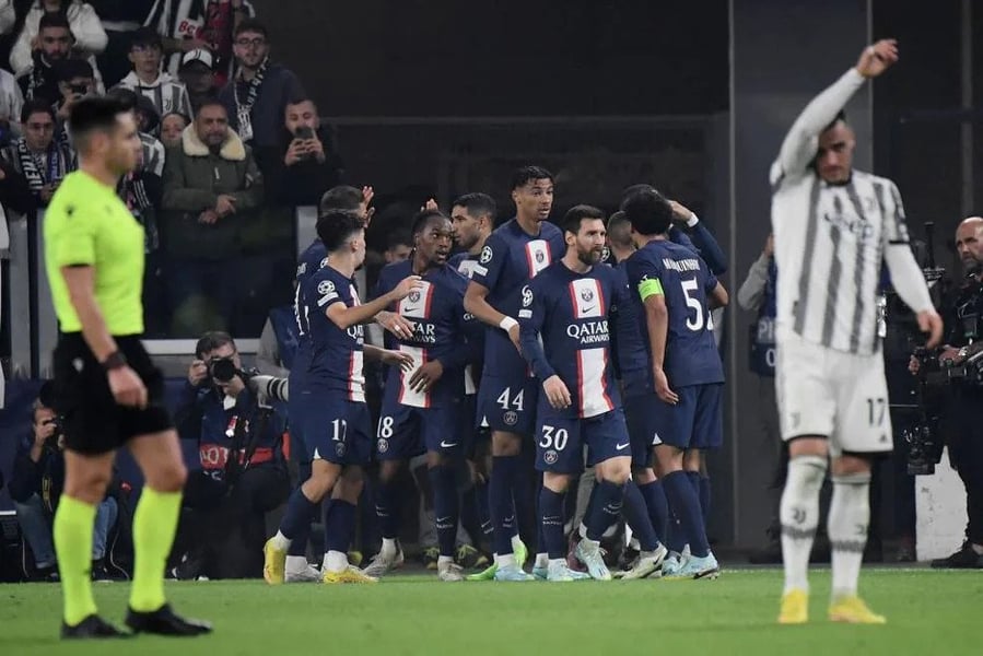 UCL: PSG Squeeze Past Juve, Benfica Top With 5-1 Win Over Ma