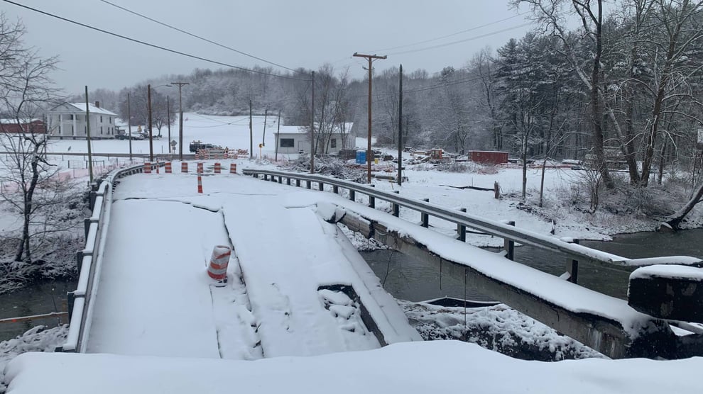 10 Injured In Snow-Covered Bridge Incident