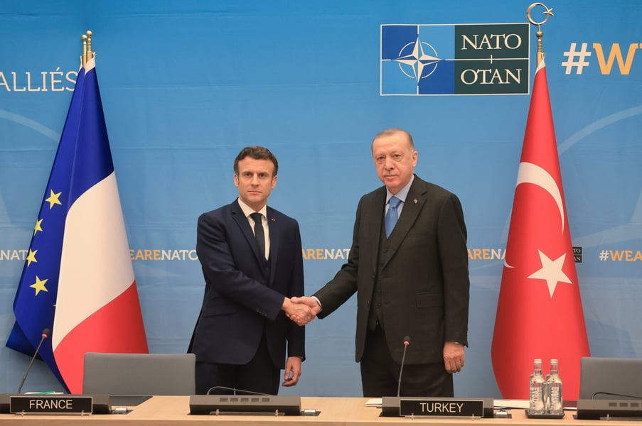 Macron, Erdoğan Discuss Swedish, Finnish NATO Bids