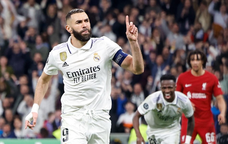 UCL: Benzema Dashes Liverpool's Comeback Hope To Ease Madrid