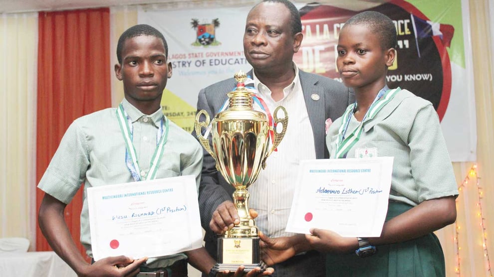 LASG Says Quiz Competitions Build Students' Intellect