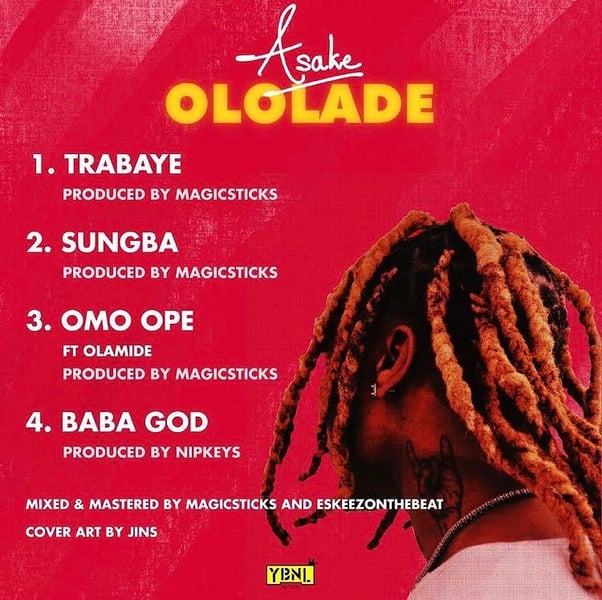 Asake Drops Debut EP 'Ololade'