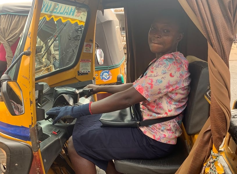 Inside Nigeria's Tricycle Business Where Female Ri... AllNews Nigeria