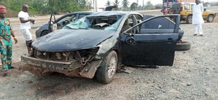 Ibadan North LG Chairman Cheats Death In Ghastly Auto Crash 