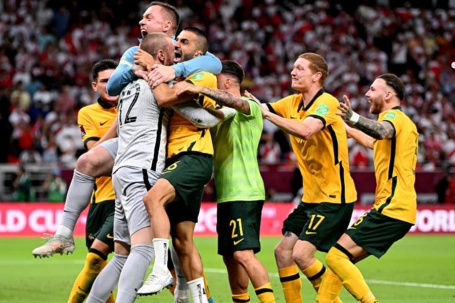 Goalie Redmayne's Save Sends Australia Past Peru On Penaltie