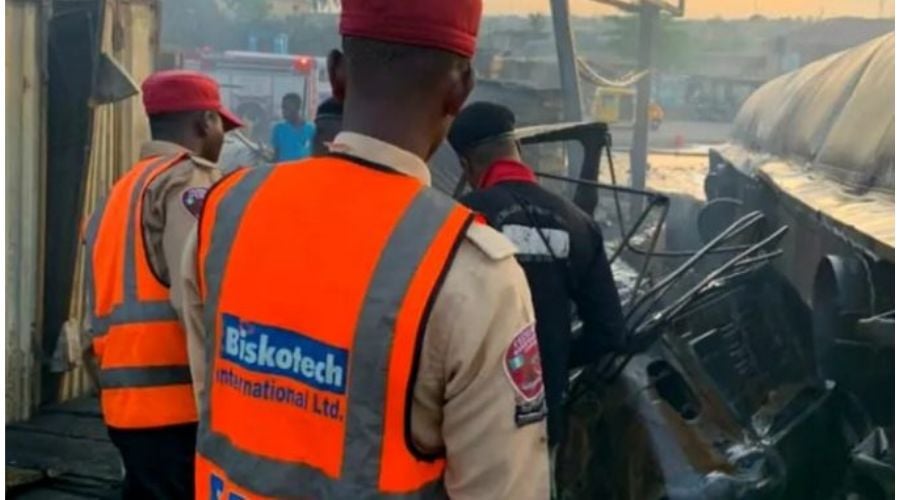Multiple Crash, Tanker Explosion Leaves Two Dead In Ogun 