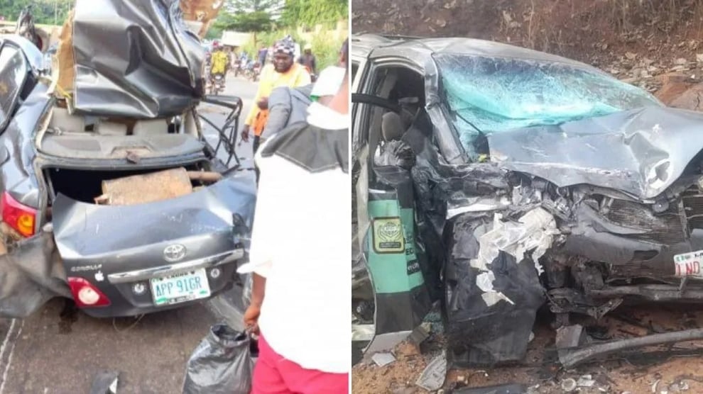 Three Dead, 12 Injured As Two Vehicles Collide In Ondo