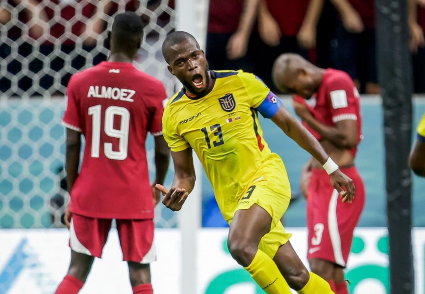 World Cup 2022: Valencia's Brace Stun Host Qatar 2-0 On Open