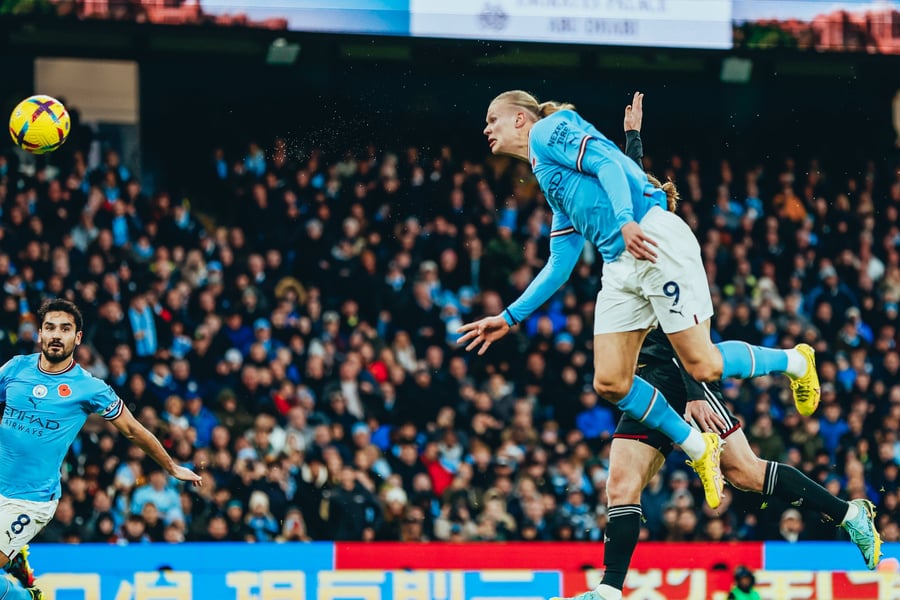 EPL: Haaland, Alvarez Lead 10-Man City To Victory Over Fulha