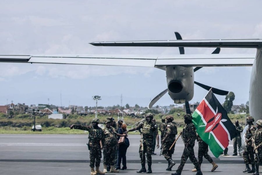 Kenyan Troops Arrive DR Congo As Part Of Peacekeeping Missio