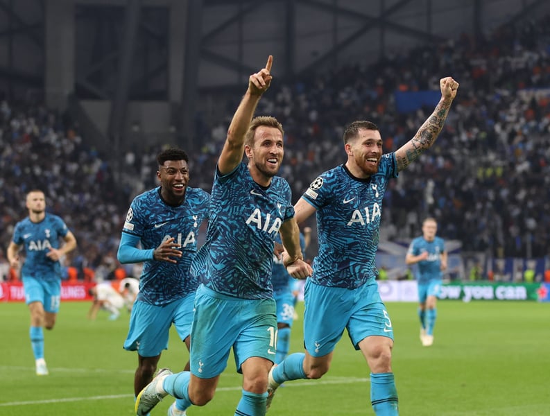 UCL: Hojberg's Late Strike Pull Comeback Win For Tottenham O