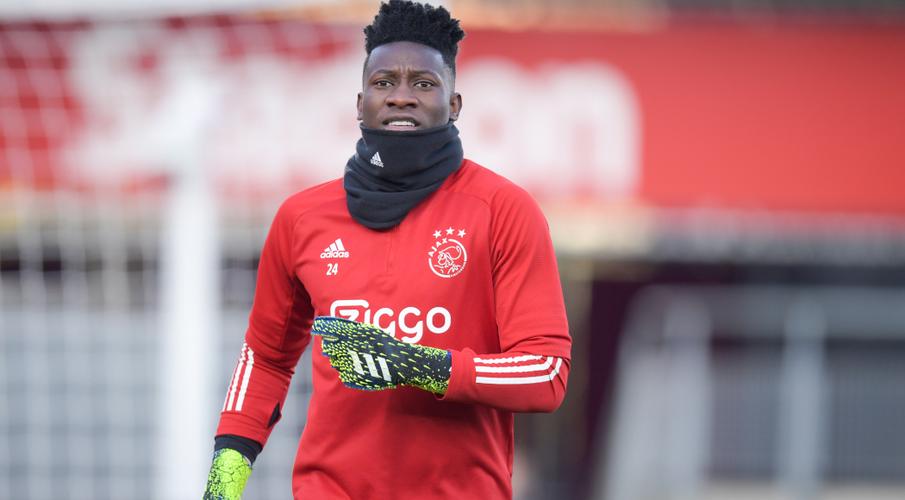 Ajax Goalie Andre Onana Returns To Training After Dope Ban