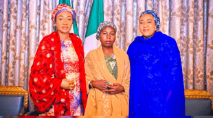 First Lady Pledeges Medical Care For Rescued Chibok Girl