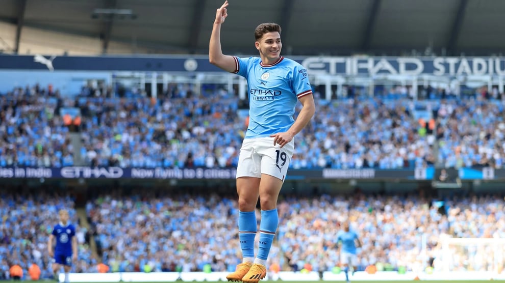 EPL: Alvarez Strikes As Champions Man City Triumph Over Chel