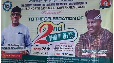 Ogun Council Boss Celebrates Letterhead Printing As Achievem