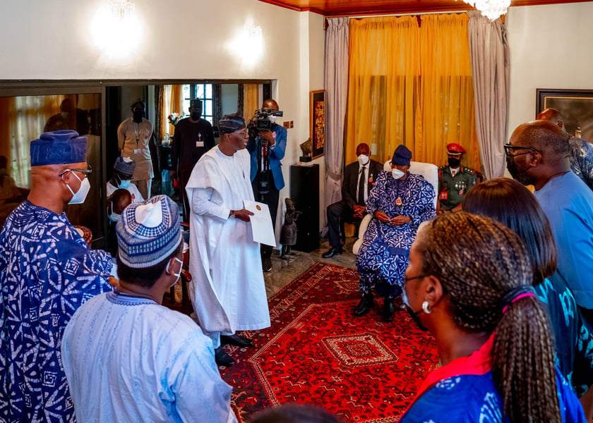 President Buhari, Sanwo-Olu, Abiodun Pay Condolence Visit To