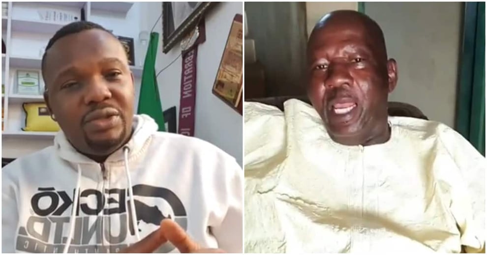 Actor Yomi Fabiyi Visits Late Baba Suwe's Grave [Video]