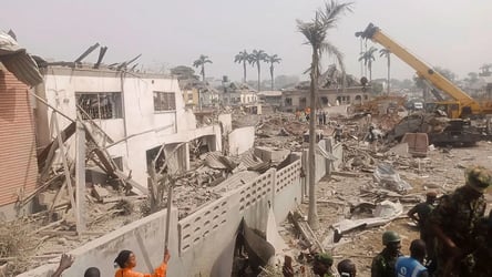 Ibadan explosion: Unilever donates items to victims