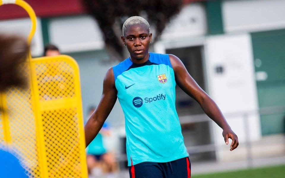 Super Falcons' Asisat Oshoala Resumes Barcelona Training