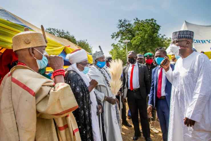 Emir Of Lafiagi Receives Staff Of Office From Kwara Governor