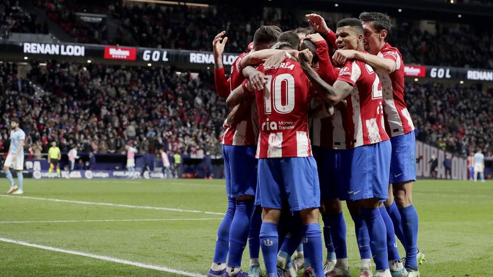 La Liga: Atletico Madrid Trump Celta Vigo 4-1