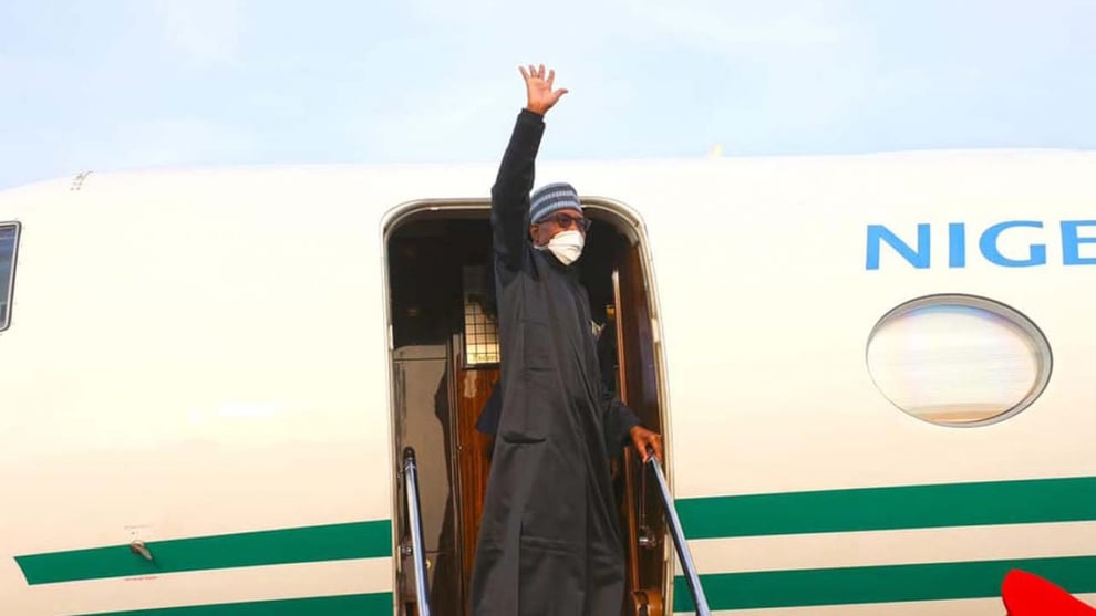President Buhari Arrives Maiduguri On  Official Visit