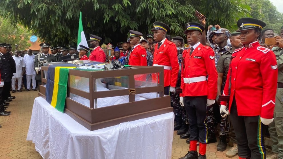 Pictures From Burial Of Former IGP Tafa Balogun 