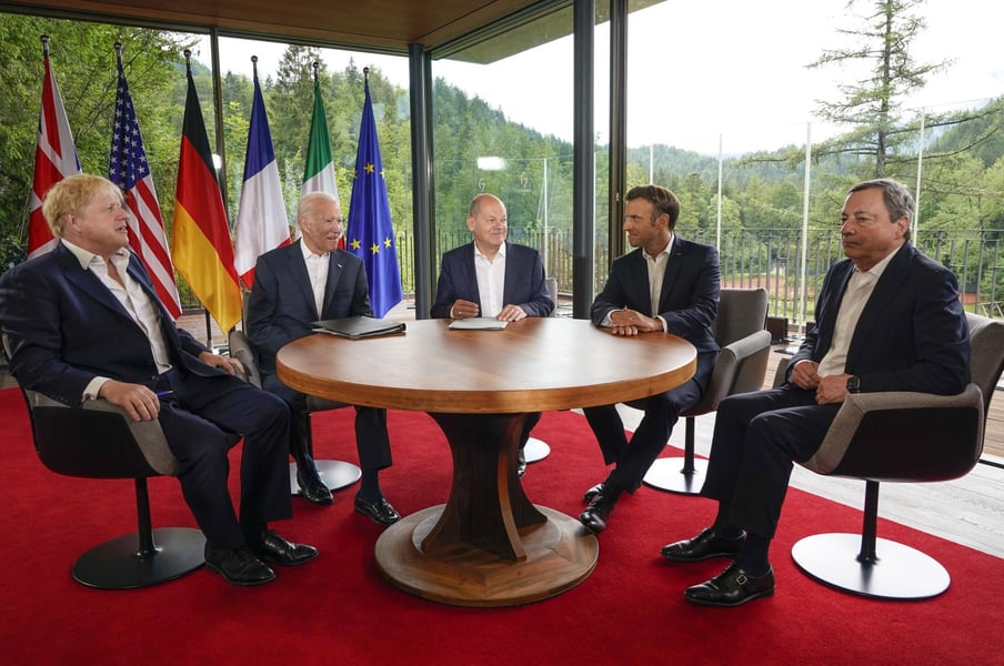 Ukraine: G-7 Leaders Pledge To Hurt Russia Economically