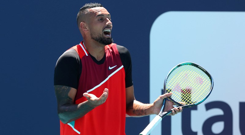 Miami Open: ATP Slams Kyrgios With $35,000 Fine For Row With