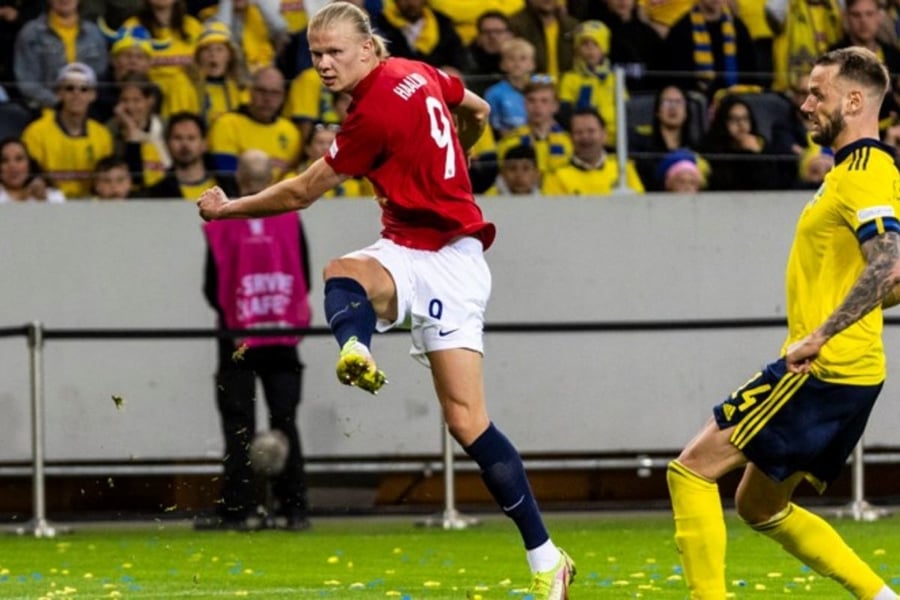 UEFA Nations League: Haaland Fires Norway Past Sweden To Top