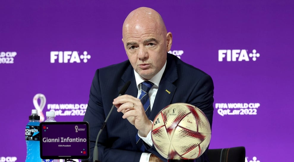 Infantino Unveils World Cup 2026 Emblem, To Be In Clusters D