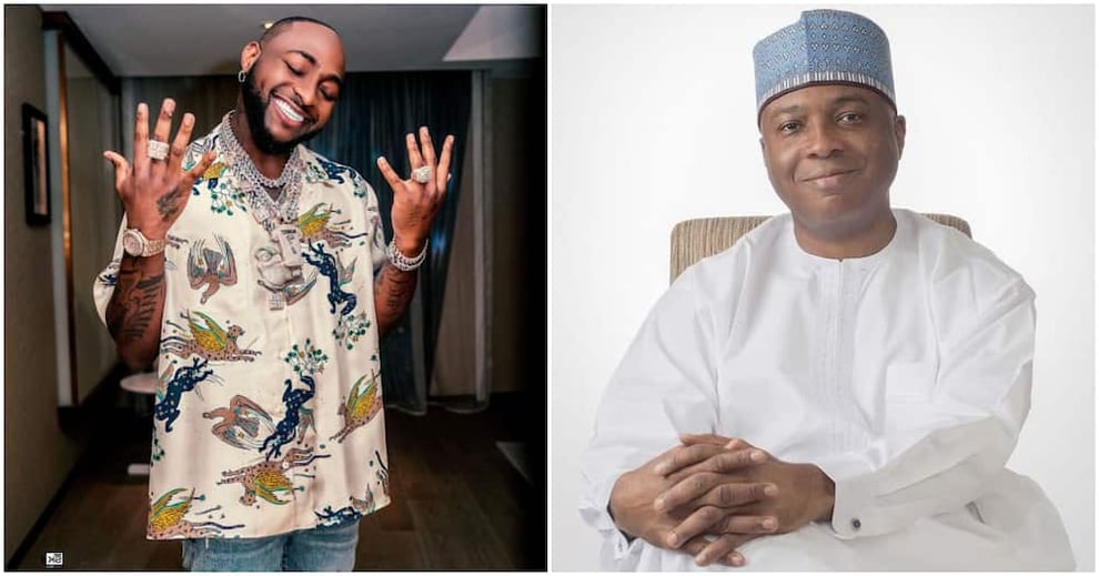 Davido Causes Mixed Reactions As He Wraps His Hand Around Bu