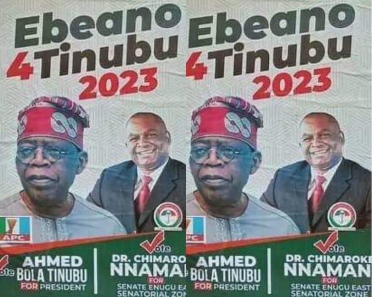 PDP Crisis: Nnamani, Tinubu Posters Flood Enugu, I... - AllNews Nigeria