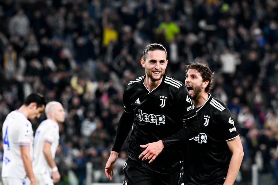 Serie A:  Rabiot Braces Juventus To 4-2 Win Over Lowly Sampd