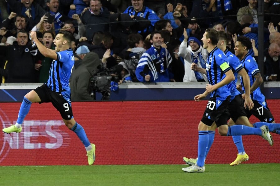 UCL: 'Dark Horse' Club Brugge Defeat Atletico Madrid To Top 