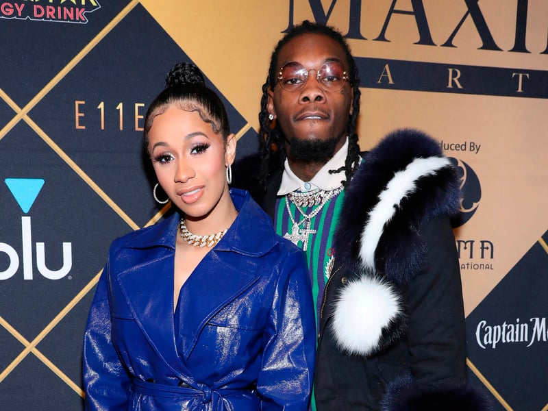 Cardi B, Offset Show Off Son’s Face, Reveal His Name [Phot