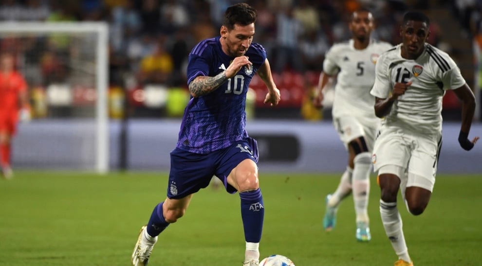 Messi Stars As Argentina Crush UAE For World Cup Warm-Up