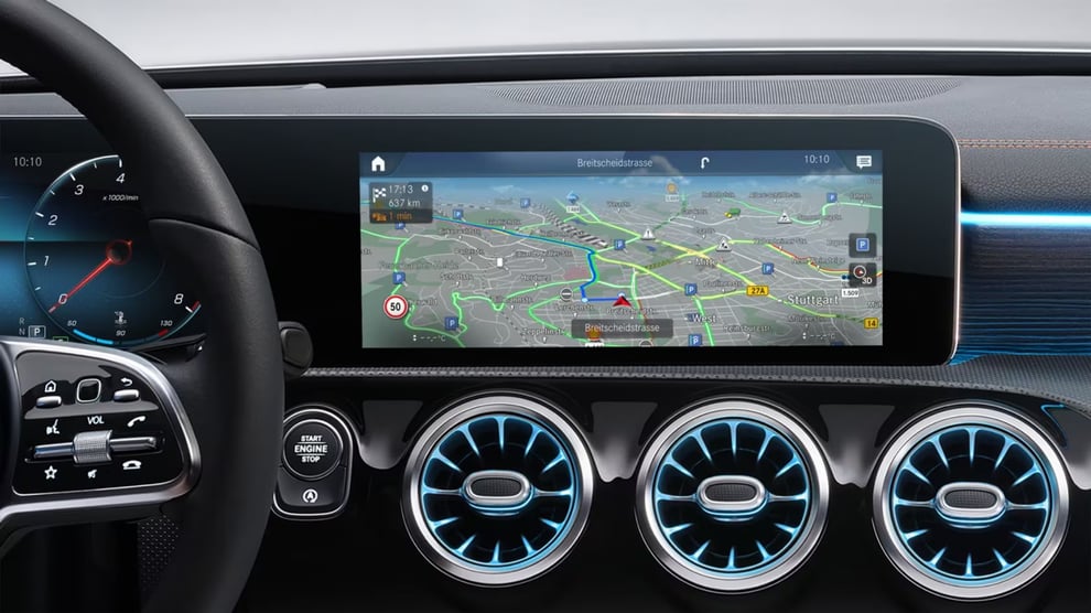 Anticipating New Mercedes Benz Embedded With YouTube, Google