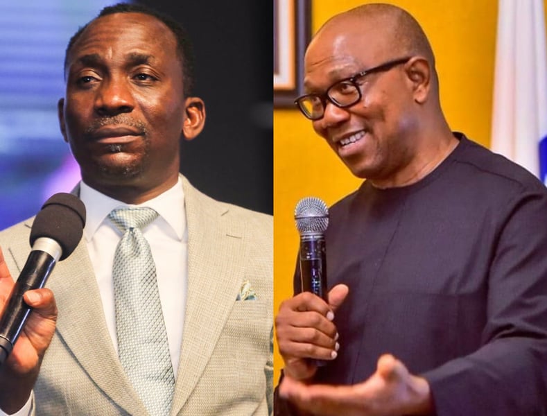 Peter Obi, Pastor Enenche Join Dunamis Worshippers To Pray F