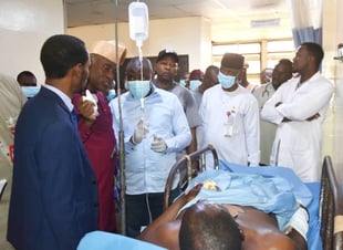 Minister visits University College Hospital, Ibadan, empathi