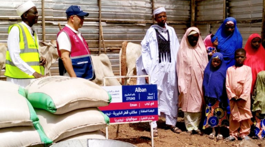 Qatar Empowers Eight Sokoto IDP Families With 40 Cows