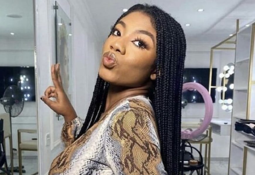 Fans React To Video Of BBNaija's Angel Shaking Her Bare Back