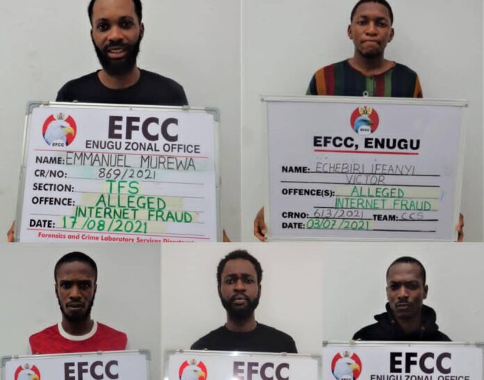 EFCC Convicts 17 Internet Fraudsters in Enugu