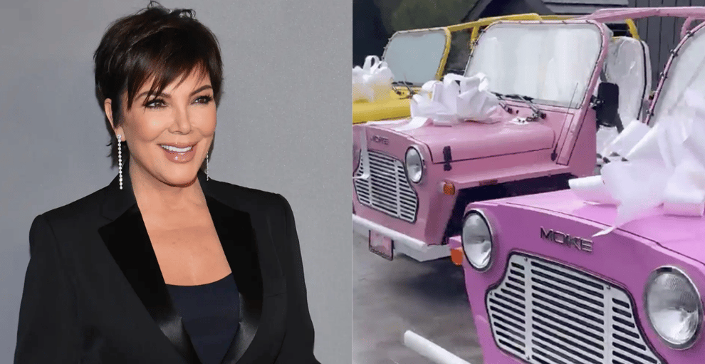 Kris Jenner Gifts Her Kids Moke Golf Cars For Christmas