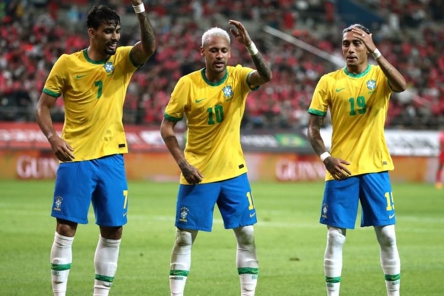 Neymar's Brace Sends Brazil Past South Korea In 5-1 Riot